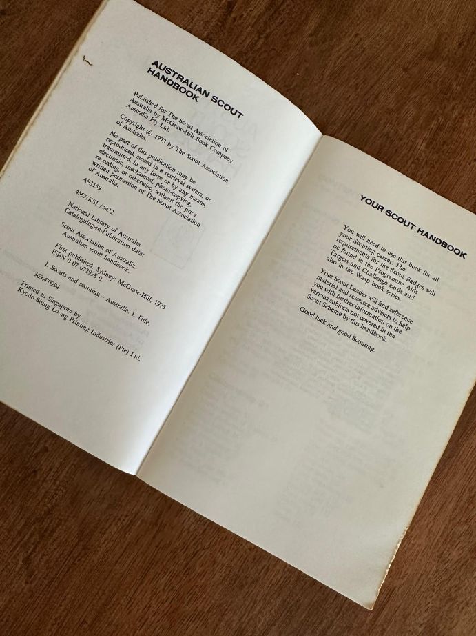 Australian Scout Handbook by Scout Association of Australia