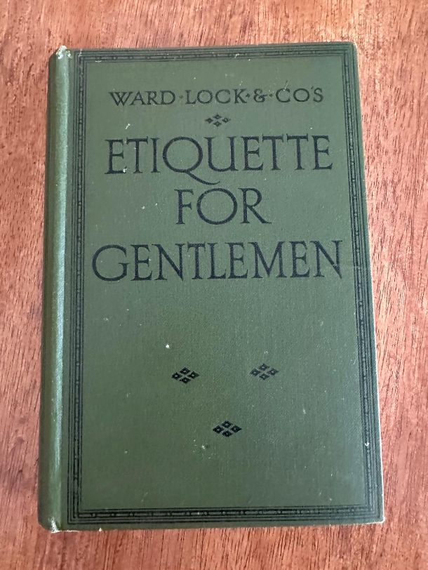 Etiquette for Gentlemen by Anon