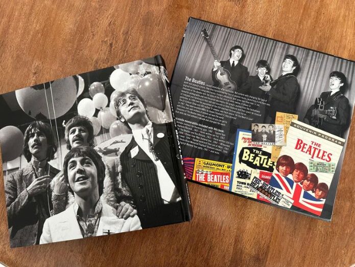 Treasures of the Beatles by Terry Burrows - slip case back