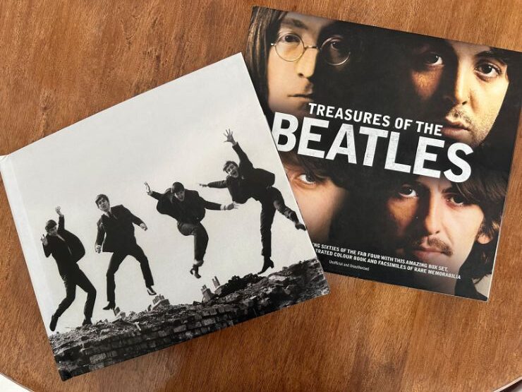 Treasures of the Beatles by Terry Burrows - slip case front